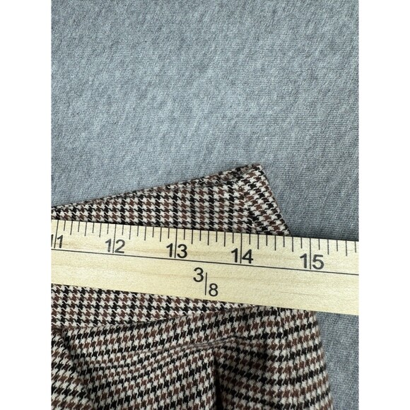 NEW J. McLaughlin Maddie Knit‎ Pencil Skirt Brown Tones Plaid Houndstooth 6 NWT - Picture 4 of 5